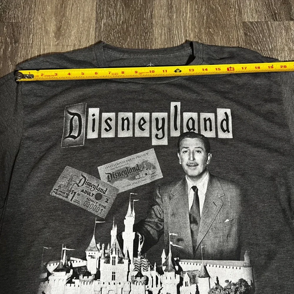 Disneyland 65th Anniversary Annual Passholder Walt Disney T-Shirt Mens XL Rare - Picture 7 of 9